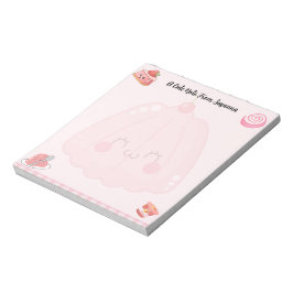 Schattigee Roze Jelly Desserts Notitieblok