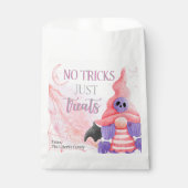 Schattigee roze kabouter waterverf kinder trick or bedankzakje (Voorkant)