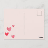 Schattigee Roze Kattenharten Goud Volg Dromen Briefkaart (Achterkant)