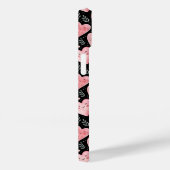 Schattigee roze kawaii harten iPhone / iPad case (Achterkant / Rechts)