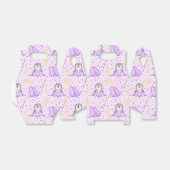 Schattigee Roze Kerst Sugarplum Penguin Bedankdoosjes (Uitgevouwen)