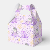 Schattigee Roze Kerst Sugarplum Penguin Bedankdoosjes (Voorkant Zijde)