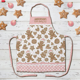 Schattigee Roze Kerstkoekjes Bakken Crew Schort