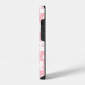 Schattigee roze kerstwinter iPhone hoesje (Linkerkant)