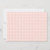 Schattigee roze kind sluimer partij verjaardagsuit kaart (Achterkant)