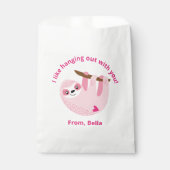 Schattigee Roze Kinder Valentijn School Klaslokaal Bedankzakje (Voorkant)