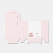 Schattigee Roze Kleine Pompoenen Baby shower Dank  Bedankdoosjes (Uitgevouwen)