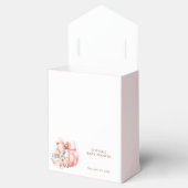 Schattigee Roze Kleine Pompoenen Baby shower Dank  Bedankdoosjes (Geopend)