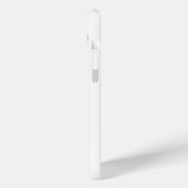 Schattigee roze konijnen met hartenpatroon Case-Mate iPhone case (Achterkant / Links)