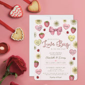 Schattigee Roze Koppels Valentijns Baby shower Kaart