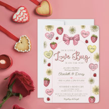 Schattigee Roze Koppels Valentijns Baby shower