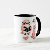 Schattigee Roze Lovebirds - "Can't Heal That" Mok (Voorkant rechts)