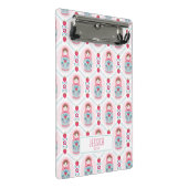 Schattigee Roze Matryoshka Nesting Doll Mini Klembord (Schuin)