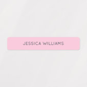 Schattigee Roze Meisjes Terug naar School Waterdic Labels (Design 2)