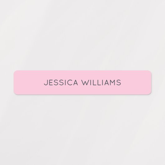 Schattigee Roze Meisjes Terug naar School Waterdic Labels (Design 2)