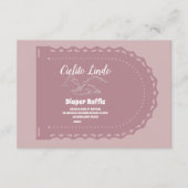 Schattigee Roze Mexicaanse Cielito Lindo Diapper R Informatiekaartje (Voorkant)