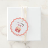 Schattigee Roze Moeder geschulpte Gift Label voor  (In situ)