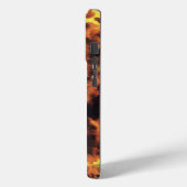 Schattigee Roze Monogrammed Tortoiseshell Case-Mate iPhone Case (Achterkant / Links)