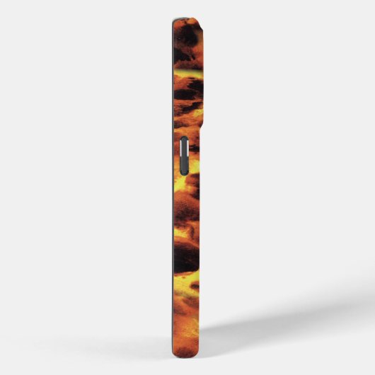 Schattigee Roze Monogrammed Tortoiseshell Case-Mate iPhone Case (Achterkant / Rechts)