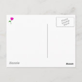 Schattigee roze olifant dank u briefkaart (Achterkant)