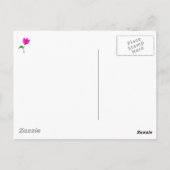 Schattigee roze olifant dank u briefkaart (Achterkant)