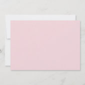 Schattigee Roze Olifant Green Gingham Baby shower Kaart (Achterkant)