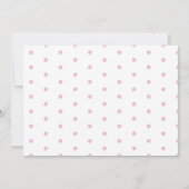 Schattigee Roze Olifanten Polkadots Baby shower Kaart (Achterkant)