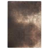 Schattigee roze paarse gouden zeemeerminschaal klembord (Achterkant)