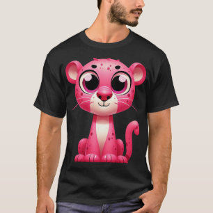 Schattigee roze panter t-shirt