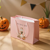 Schattigee Roze Pastel Ghost & Pumpkin Halloween Groot Cadeauzakje