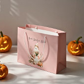 Schattigee Roze Pastel Ghost & Pumpkin Halloween Groot Cadeauzakje