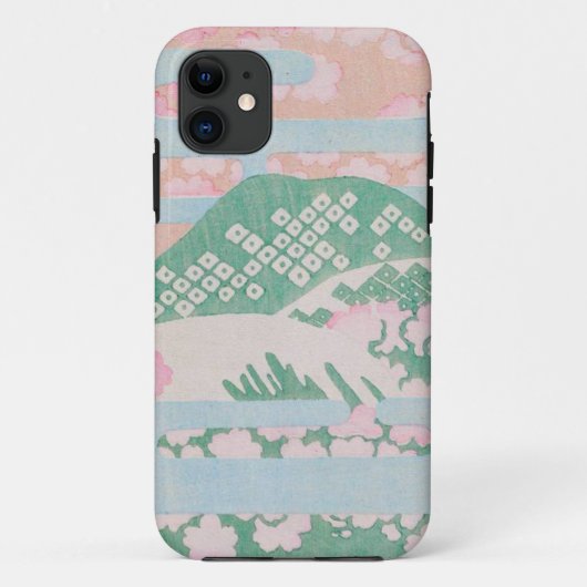 Schattigee roze pastelkunst Case-Mate iPhone case (Achterkant)