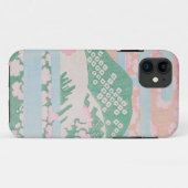 Schattigee roze pastelkunst Case-Mate iPhone case (Achterkant (horizontaal))