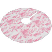 Schattigee Roze Pine Tree Christmas Kerstboom Rok (Gekanteld)