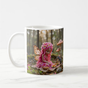 Schattigee Roze Pixie en Muizenpicknick Koffiemok