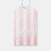 Schattigee roze pompoen waterverf trick or treat g cadeaulabel (Achterkant)