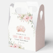 Schattigee Roze Prinses Kroon Tiara Bloemen Verjaa Bedankdoosjes (Geopend)