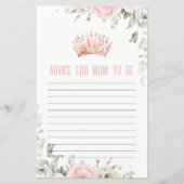 Schattigee Roze Prinses Tiara Floral Advies voor M (Voorkant)