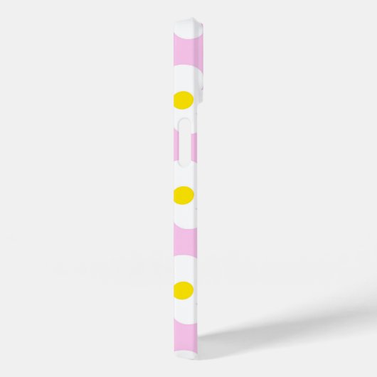 Schattigee roze retro madeliefjes op girly floral Case-Mate iPhone case (Achterkant / Rechts)