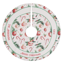 Schattigee roze rode kerst kerstboom rok