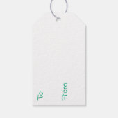 Schattigee roze rozen en lachende baby meisje van  cadeaulabel (Achterkant)