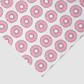 Schattigee Roze Sparkles Donuts Patroon Kids Verja Tissuepapier (Detail)