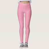 Schattigee Roze Sparkling Leggings (Voorkant)