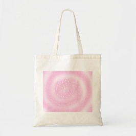 Schattigee Roze Sparkly Sterrenspiraal Tote Bag