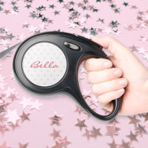 Schattigee Roze Sterren Monogrammed Pet Lover Hond