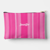 Schattigee roze streep etui (Achterkant)