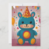 Schattigee Roze Tractor Verjaardag Kaart (Achterkant)