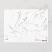 Schattigee Roze Tractor Verjaardag Kaart (Achterkant)