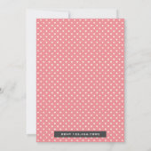 Schattigee Roze Tutu Ballerina Baby shower Uitnodi Kaart (Achterkant)