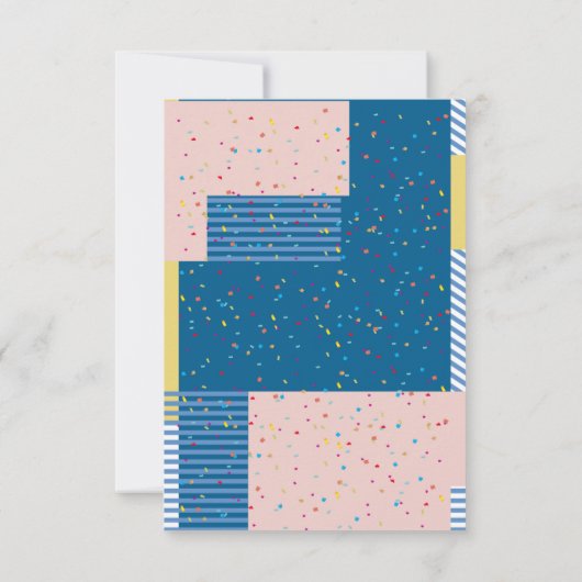 Schattigee Roze Uil Geslacht Neutraal Woodland Bab Bedankkaart (Achterkant)